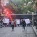 CNTE impide a periodistas y funcionarios ingresar a Palacio Nacional. Foto de Judith Sánchez Reyes