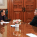 Claudia Sheinbaum y Christopher Landau