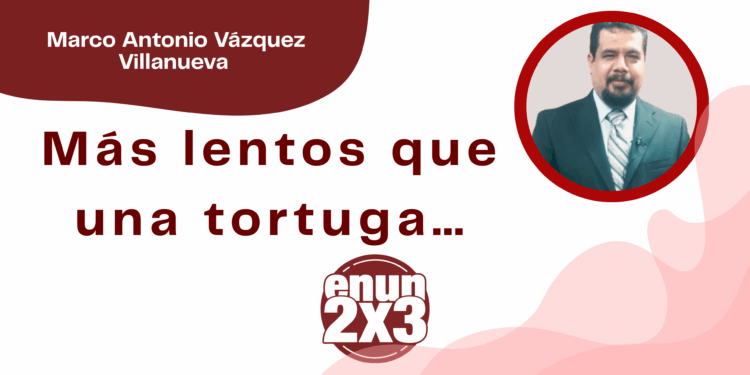 Por Marco Antonio Vázquez Villanueva | Más lentos que una tortuga…