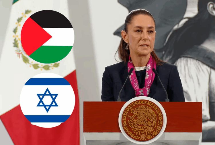 Claudia Sheinbaum, postura sobre Palestina e Israel