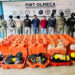 Aseguran a dos por robo en plataforma. Foto: FGE Tabasco