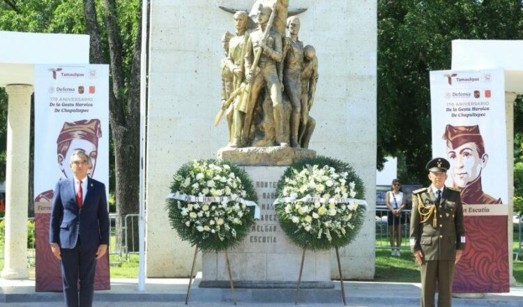 Preside Américo ceremonia del 178 aniversario de la Gesta Heroica de los Niños Héroes de Chapultepec
