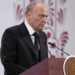 Niega Gertz Manero que marino que se suicidó estuviera implicado en huachicol fiscal. Foto de Presidencia de México