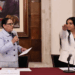 Martha Lidia Pérez Gumecindo y Rosa Icela Rodríguez Velázquez. Foto: X de Rosa Icela Rodríguez
