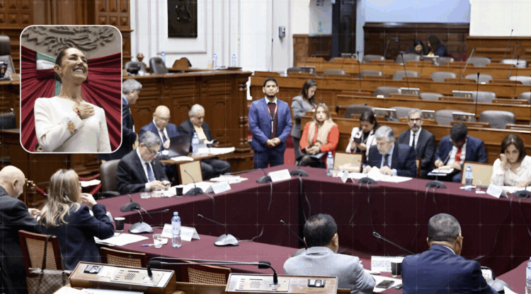 Propone Congreso de Perú declarar persona non grata a Claudia Sheinbaum. Foto de Congreso Perú