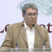 Ricardo Monreal en conferencia de prensa. Foto: X