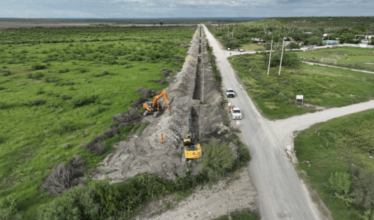 Segunda línea del Acueducto concluirá en el primer trimestre de 2027. Foto de Gobierno de Tamaulipas