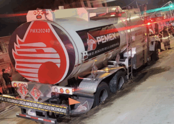 A través de códigos QR se monitoreará a transporte de gas licuado. Foto de Bomberos CDMX