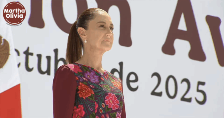 #EnVivo Claudia Sheinbaum ofrece mensaje por su primer año de Gobierno. Foto tomada de video