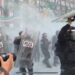 Buscaban otro 2 de Octubre, Sheinbaum califica de provocación hechos violentos en marcha. Foto timada de video