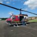 Tamaulipas envió un helicóptero y 3 mil despensas a Veracruz. Foto de Facebook Protección Civil Tamaulipas