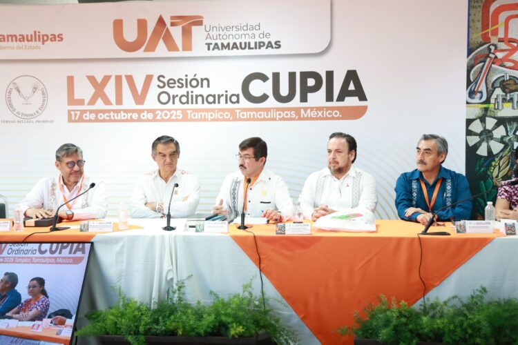Gobernador preside en la UAT clausura de la sesión nacional de universidades públicas