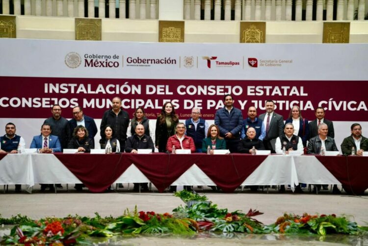 Carmen Lilia Canturosas rinde protesta como integrante del Consejo de Paz y Justicia Cívica del Estado de Tamaulipas