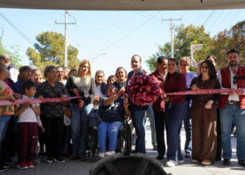 Gobierno de Carmen Lilia Canturosas entrega obras estratégicas de drenaje y colectores pluviales en 3 colonias de Nuevo Laredo