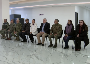 Claudia Sheinbaum inaugura nueva Aduana en Nuevo Laredo. Foto tomada de video