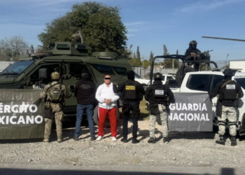 Detienen en Tamaulipas a Nacho Vega, líder de los Escorpiones y Ciclones del CDG. Foto de X Omar García Harfuch