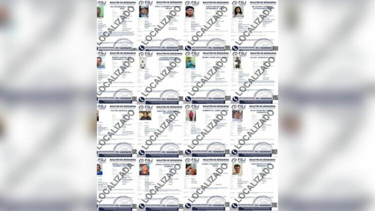 Localizan a 20 personas reportadas como desaparecidas del 5 al 11 de enero en Tamaulipas. Foto de Fiscalía Tamaulipas