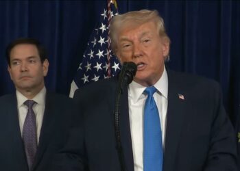 Vamos a quedarnos en Venezuela hasta que se concrete una transición: Trump. Foto tomada de video