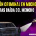 Más de 30 vehículos incendiados y ataques a Bancos del Bienestar en Michoacán tras caída del Mencho