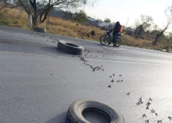 Bloqueos en Tamaulipas relacionados con muerte de 'El Mencho'. Foto de Facebook