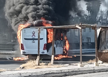 Violencia y bloqueos en cuatro estados de México. Foto de Facebook Reynosa al Día