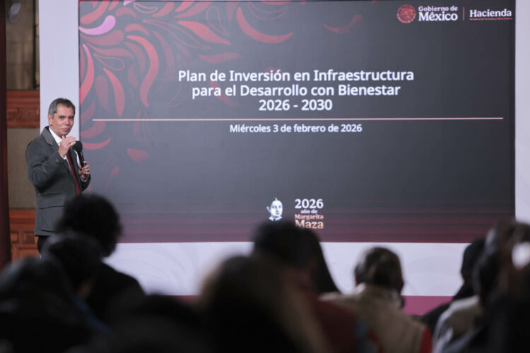 Presentan plan para inversión en infraestructura por 5.6 bdp hasta 2030. Foto de Presidencia de México