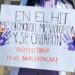 Protesta médica vítima de abuso sexual en Hospital Infantil de Tamaulipas. Foto de Facebook