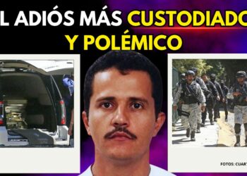 Ataúd de lujo, música en vivo y máxima seguridad en el funeral de “El Mencho”