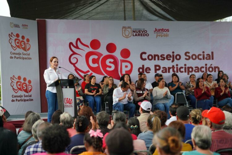 INSTALA ALCALDESA CARMEN LILIA CANTUROSAS CONSEJO SOCIAL DE PARTICIPACIÓN Y REFUERZA TRABAJO COMUNITARIO EN NUEVO LAREDO