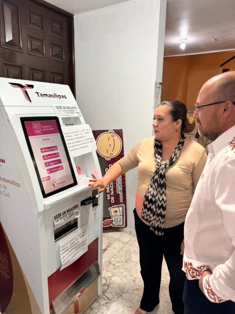 Realiza secretario general de Gobierno recorrido de supervisión en la Oficialía Primera del Registro Civil de Ciudad Madero