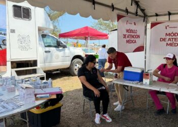 Tamaulipas continúa sin casos confirmados de sarampión ; aplican más de 500 mil vacunas. Foto de Salud Tamaulipas
