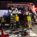 Dos muertos y ocho lesionados en choque de autobús de pasajeros en la Victoria-Zaragoza. Foto de Secretaría de Seguridad Tamaulipas