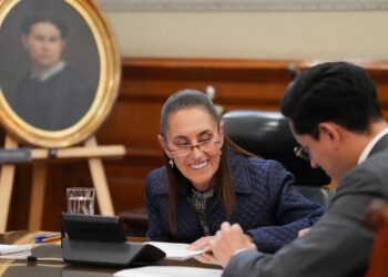 Sheinbaum sostiene conversación con Trump sobre seguridad y comercio. Foto de X Claudia Sheinbaum