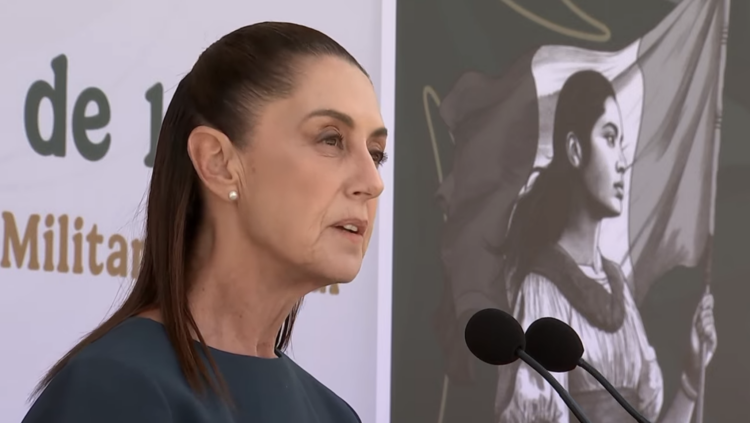 "Ninguna potencia extranjera nos va a decir a los mexicanos cómo nos gobernamos": Sheinbaum. Foto tomada de video