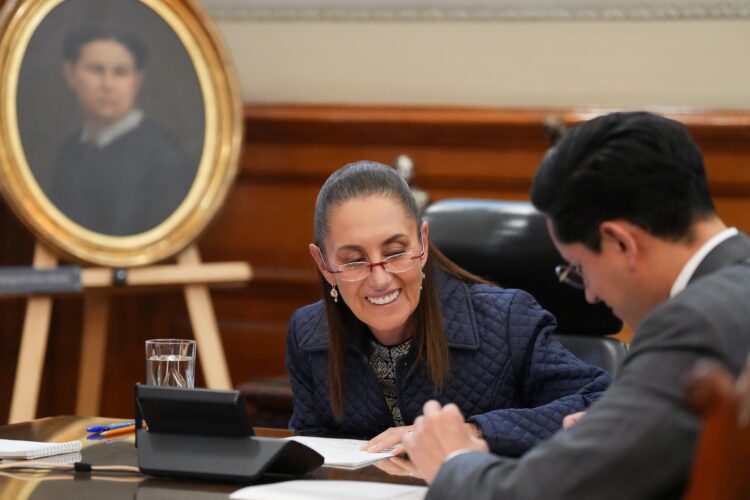 Sheinbaum sostiene conversación con Trump sobre seguridad y comercio. Foto de X Claudia Sheinbaum