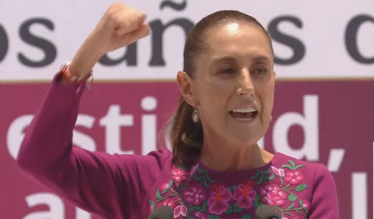 México no acepta injerencias: Sheinbaum. Foto tomada de video