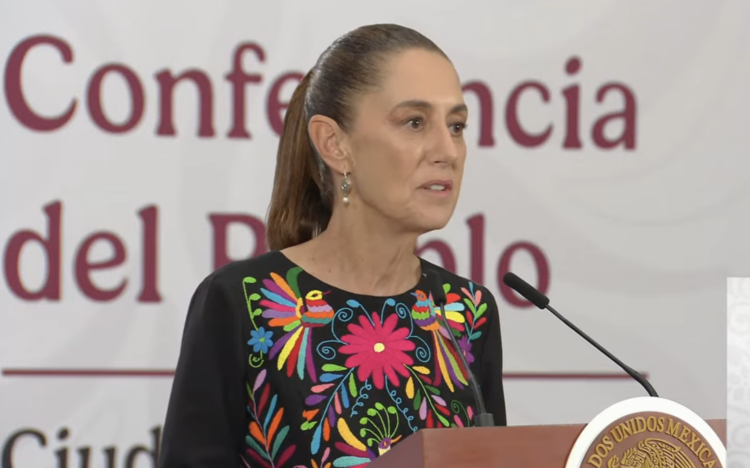 Acuerdo con la UE no pone en riesgo T-MEC, aclara Sheinbaum. Foto tomada de video