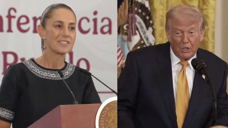 "Nosotros estamos actuando": Sheinbaum responde a Trump. Foto Especial