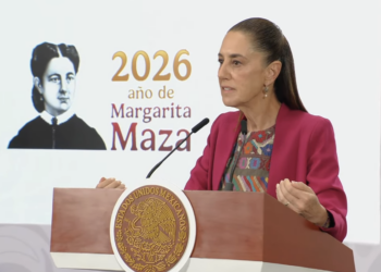 Falso que haya agentes de la CIA operando en México, reitera Sheinbaum. Foto tomada de video
