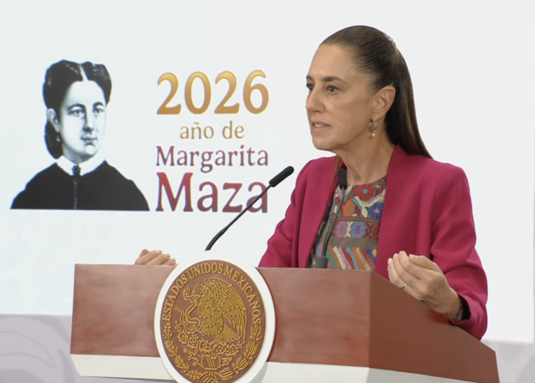 Falso que haya agentes de la CIA operando en México, reitera Sheinbaum. Foto tomada de video