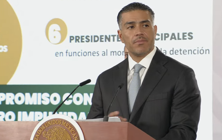 Suman 85 políticos detenidos por estar ligados al crimen en México. Foto tomada de video