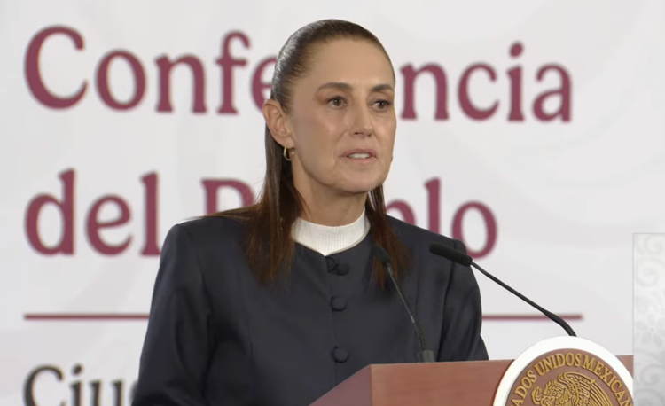 "No es censura, es una opinión": Sheinbaum sobre recomendación de no ver TV Azteca. Foto tomada de video