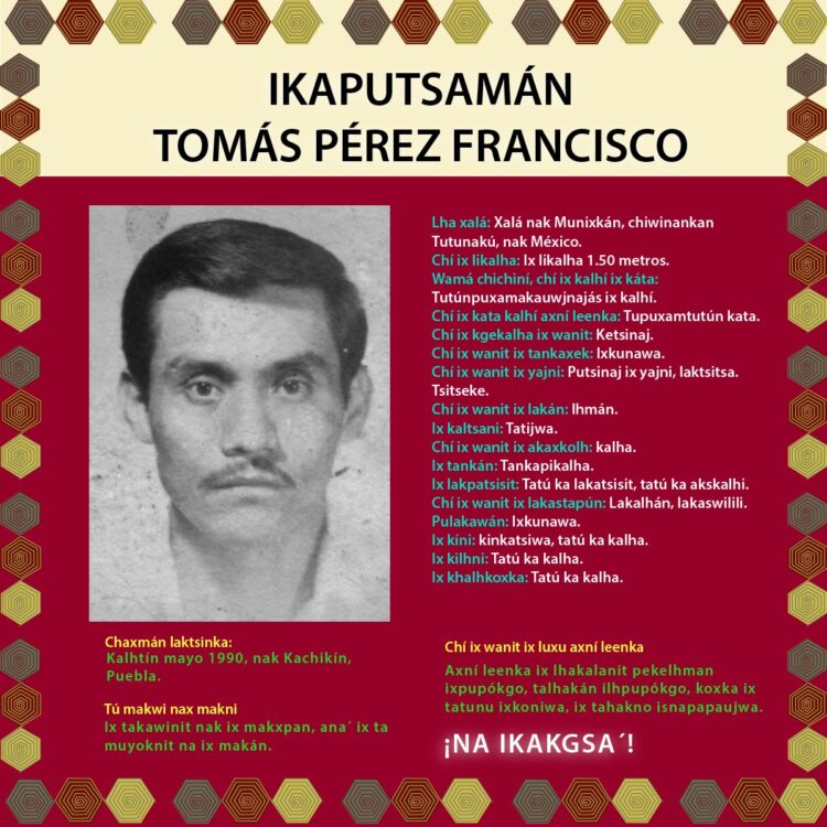 A mi padre detenido y desaparecido en mayo de 1990.