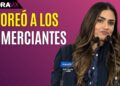 Alessandra Rojo fue a enfrentar a comerciantes… y todo terminó en caos