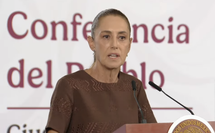 "Tenemos que ser muy claros cuando vemos que hay otras intenciones": Sheinbaum. Foto tomada de video