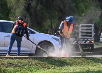 Limpieza de espacios públicos en Victoria es permanente