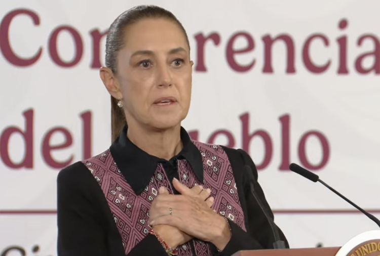 Recibo a madres buscadoras pero no hago propaganda de ello: Sheinbaum. Foto tomada de video