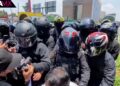 Madres buscadoras denuncian agresión policial previo al partido México Ecuador