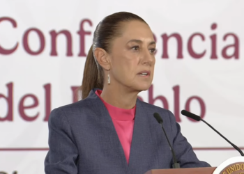 Es una buena noticia para el mundo: Sheinbaum celebra acuerdo de paz entre Irán y EE.UU. Foto tomada de video