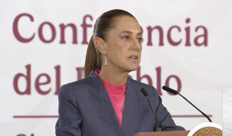 Es una buena noticia para el mundo: Sheinbaum celebra acuerdo de paz entre Irán y EE.UU. Foto tomada de video